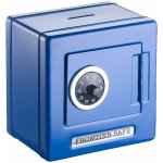 Goki Plechová pokladnička Trezor modrý – Zboží Dáma