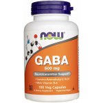 Now Foods Gaba Kyselina Gama Aminomáselná 500 mg 100 veg kapslí – Hledejceny.cz