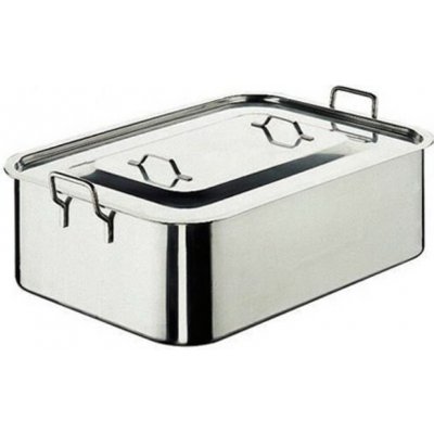 Paderno Pekáč nerez s pevnými uchy a poklicí 61x43x15 cm – Zboží Dáma