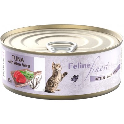 Feline Finest Kitten tuňák s aloe 85 g