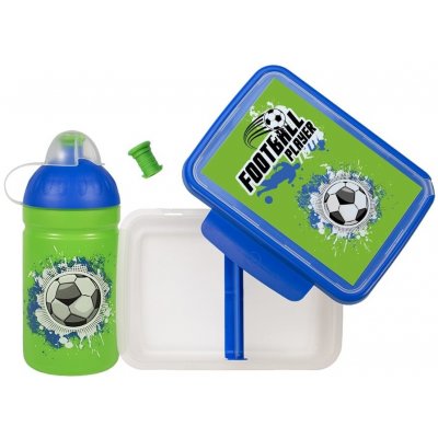 R&B set box a lahev Fotbal 500ml – Zboží Dáma