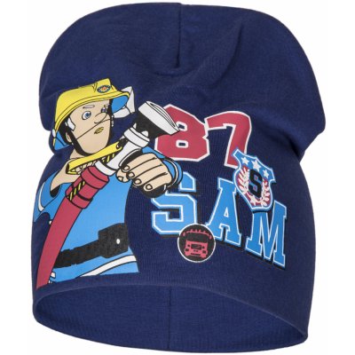 Setino chlapecká čepice Paw modrá tmavě – Zboží Mobilmania