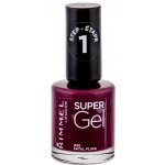 Rimmel London Super Gel Lak na nehty barevný gelový lak 025 Urban Purple 12 ml – Sleviste.cz