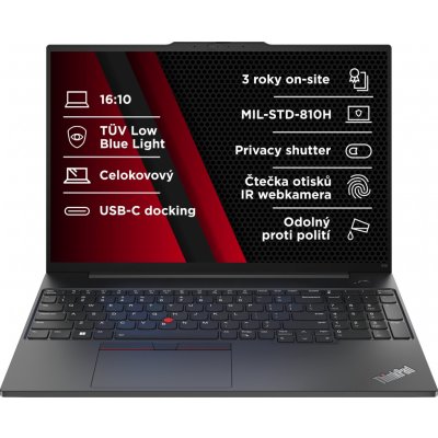 Lenovo ThinkPad E16 G1 21JT000BCK – Hledejceny.cz