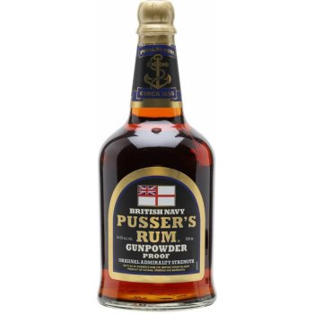 Pusser's Gunpowder Proof 54,5% 0,7 l (holá láhev)