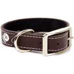 JK ANIMALS Široký kožený obojek LUX – Zbozi.Blesk.cz