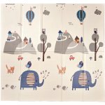 KIK KX4503_4 pěnová podložka na podlahu ulice les – Zboží Mobilmania