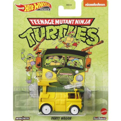 Hot Wheels Ninja želvy Premium Teenage Mutant Ninja Turtles Party Wagon – Zboží Mobilmania