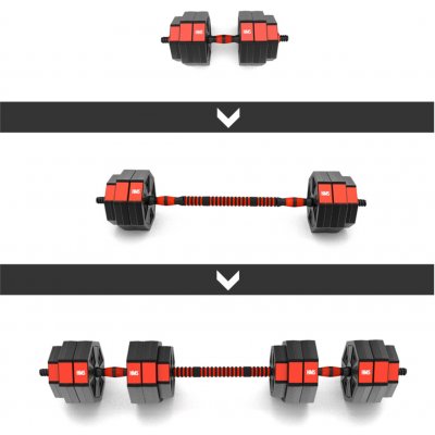 HMS SGC30 Nakládací činky 30 kg – Zboží Dáma