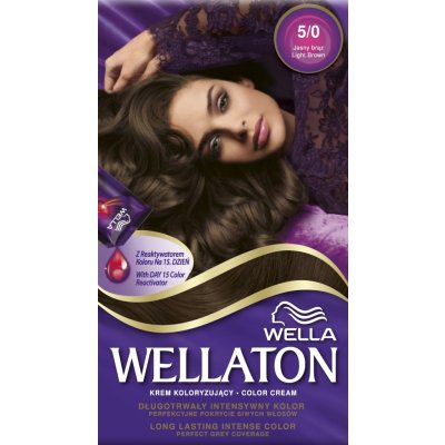 Wella Wellaton krémová barva na vlasy 5/0 světle hnědá – Zboží Mobilmania