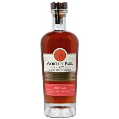 Worthy Park Single Estate Reserve WPL Port Cask Finish Warehouse #1 Exclusive 62% 0,7 l (holá láhev)