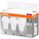Osram LED žárovka , 13W, E27, teplá bílá 3 ks – Zboží Mobilmania