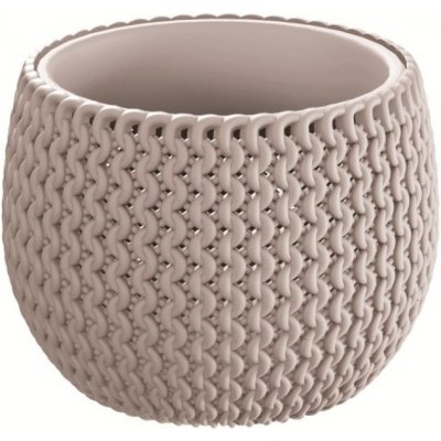 Prosperplast Květináč s vkladem SPLOFY BOWL 18 cm mocca – Zboží Mobilmania