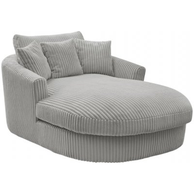 Bobochic Paris lenoška Belem manšestrová světle šedá 198 cm – Sleviste.cz