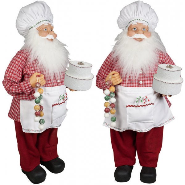 Vánoční dekorace Vánoční figurka - Santa MICHEL 60 cm, Euro Trading Euro Trading 4260416043374