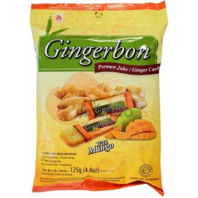 GINGERBON zázvorové bonbóny mangové 125 g