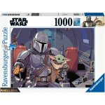 RAVENSBURGER Star Wars: The Mandalorian 1000 dílků – Zboží Mobilmania