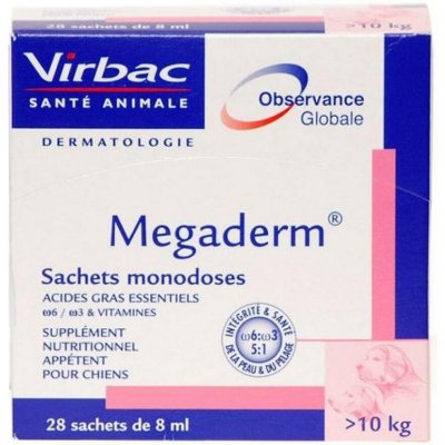 Virbac Megaderm 28 x 8 ml nad 10 kg