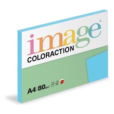 Image Coloraction A4 80g papír barevný modrá světlá 100 listů – Zboží Dáma