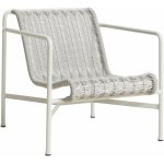 HAY Zahradní křeslo Palissade Cord Lounge Chair Low, Sky Grey – Hledejceny.cz
