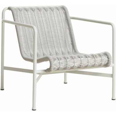 HAY Zahradní křeslo Palissade Cord Lounge Chair Low, Sky Grey – Hledejceny.cz