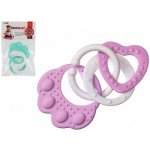 Profibaby kousátko medvědí tlapka s přívěsky silikon růžová – Zbozi.Blesk.cz