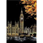 Creatoys Škrabací obrázek Big Ben London 40 5x28 5cm – Zboží Dáma