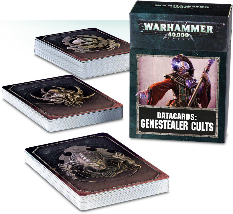 GW Warhammer 40.000 Genestealer Cults Datacards