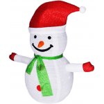 Solight LED sněhulák venkovní 40LED teplá bílá IP44 výška 70cm 3x AA časovač – Sleviste.cz