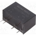 MEAN WELL MDS01M-12 Měnič: DC/DC; 1W; Uvst: 10,8÷13,2VDC; Uvýst: 12VDC; Ivýst: 84mA; SIP7 – Hledejceny.cz