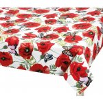 Bellatex Ubrus BERTA Červená Bílá Zelená 100x100 cm – Zboží Dáma