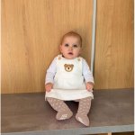 Kojenecká laclová sukýnka New Baby Luxury clothing Laura bílá – Zboží Dáma