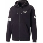 Puma Power Full-Zip Hoodie černá – Zboží Dáma