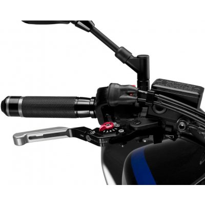 Brzdová páčka PUIG 3.0 skládací rozšiřitelná stříbrná/červená – Hledejceny.cz