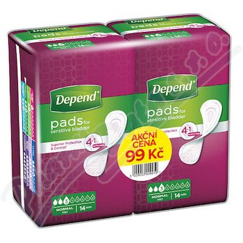 Depend Normal Duopack 2 x 14 ks