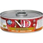 N&D GF CAT QUINOA Herring & Coconut 80 g – Zboží Mobilmania