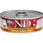 N&D Cat QUINOA Adult Herring & Coconut 80 g – Zboží Mobilmania