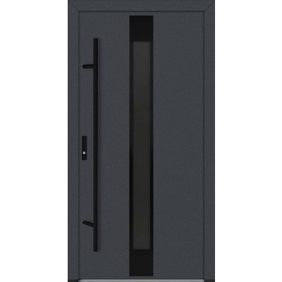 Hahn-Türke DS82-M25 grafitově šedé sklo Antracit Levé 100 x 210 cm – Hledejceny.cz