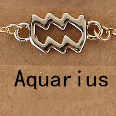 Girly náramek Gold Zodiac znamenia Vodnár BT118/AQUARIUS