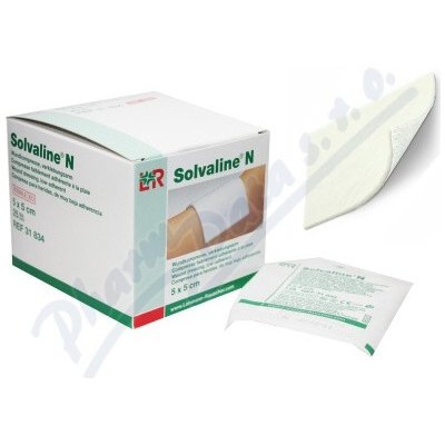 Komprese Solvaline N spec.savá steril.5 x 5 cm 25 ks – Zboží Dáma