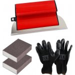 Špachtle na povrchy 25 cm/10 palců, nástroj na špachtli, nástroj pro štukatéry s 2 brusnými houbami – Hledejceny.cz