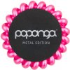 Gumička do vlasů Papanga Metal Edition Big Hairband 1 ks, dračí růžová