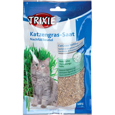 Trixie Kočičí tráva v sáčku 3 x 100 g – Zboží Mobilmania