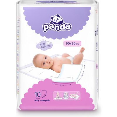 Panda dětské přebalovací podložky 90 x 60 cm 10 ks – Sleviste.cz