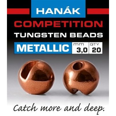 Hanák Competition Tungstenové Hlavičky Metallic Hnědé 2,0 mm – Hledejceny.cz