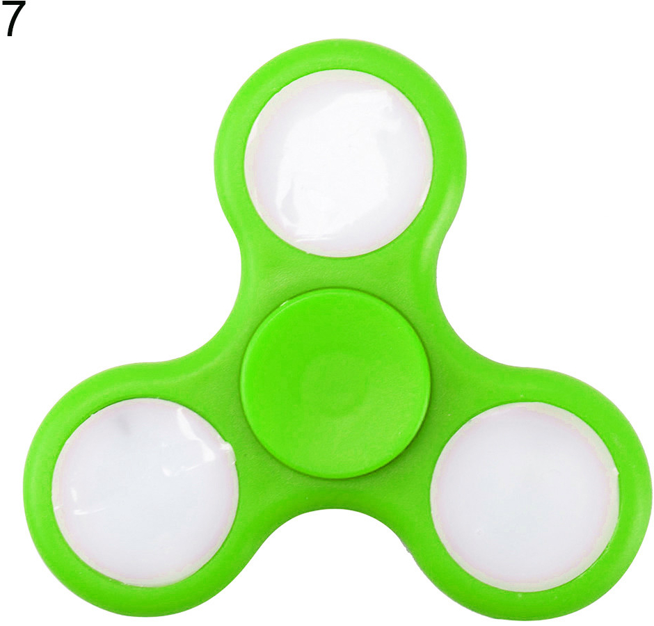 Fidget spinner Svítící ZELENÝ foto 1 - Heureka.cz