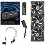 Lian Li UNI FAN SL Wireless 120 Reverse Blade Black 3 ks 12RSL1W3B – Sleviste.cz
