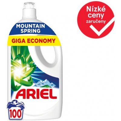 Ariel Universal prací gel Mountain Spring 4,5 l 100 PD – Hledejceny.cz