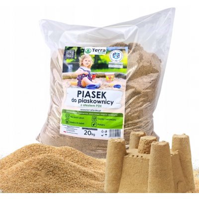 Terra Písek na pískoviště 20 kg certifikovaný nešpinivý jemný – Sleviste.cz