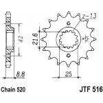 JT Sprockets JTF516-16RB – Hledejceny.cz